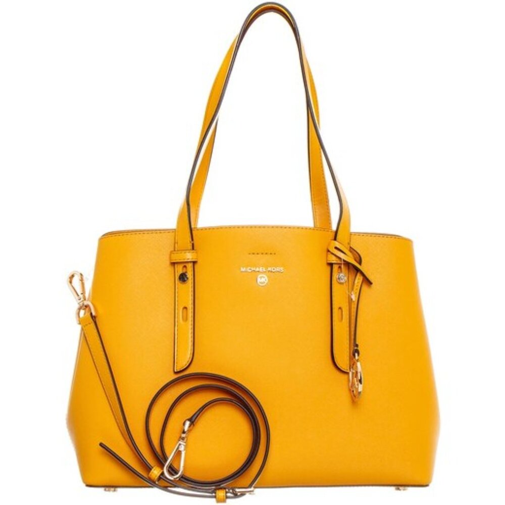Mel Medium Saffiano Leather Tote Bag